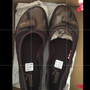 Sabadella Puma Size 9 Black-Coffee Pale/Gold/Black